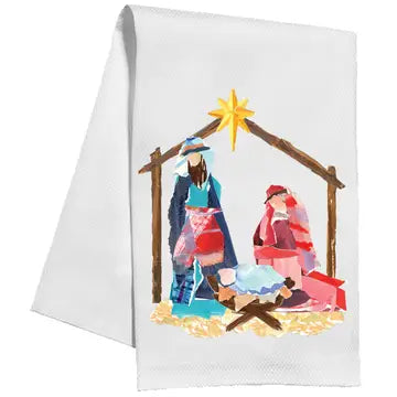 Nativity Scene Kitchen Towel
