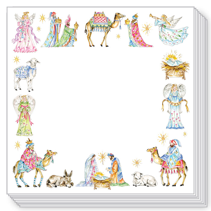 Nativity Square Notepad