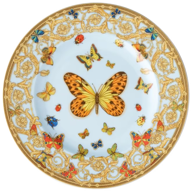 Butterfly Garden Bread & Butter Plate