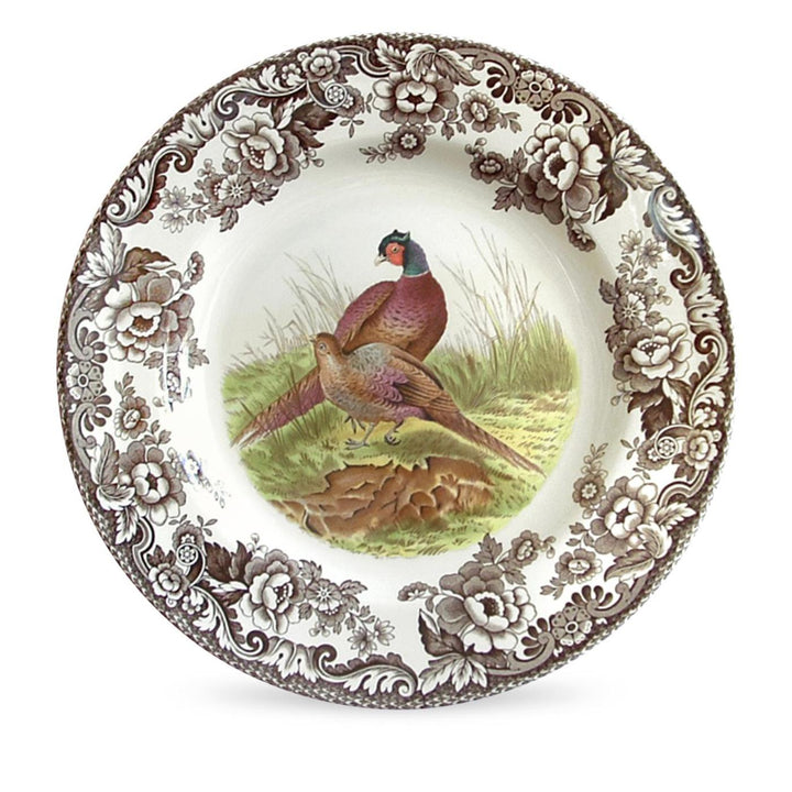Pheasant Motif Woodland Dinner Plate