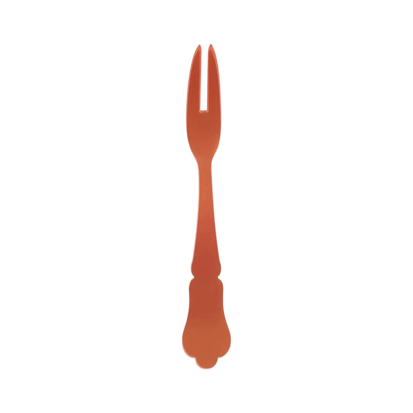 Orange Cocktail Fork