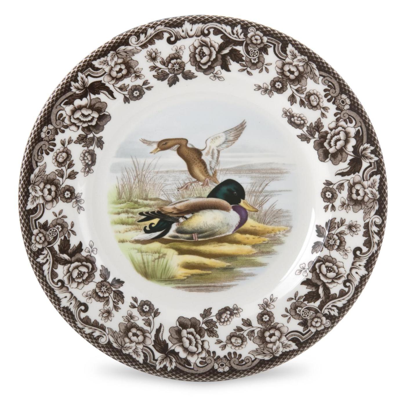 Mallard Motif Woodland Salad Plate