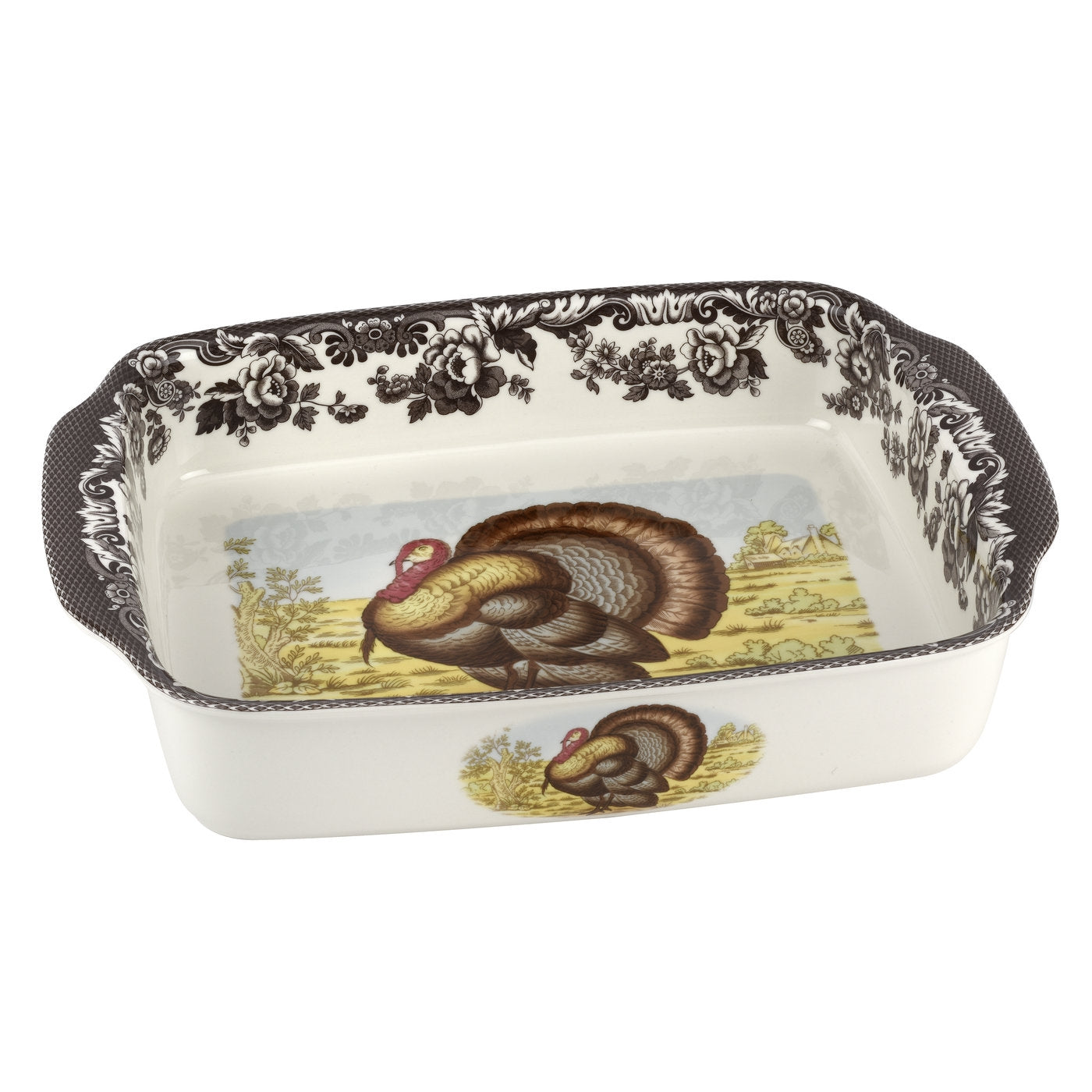 Turkey Motif Woodland Handles Lasagne