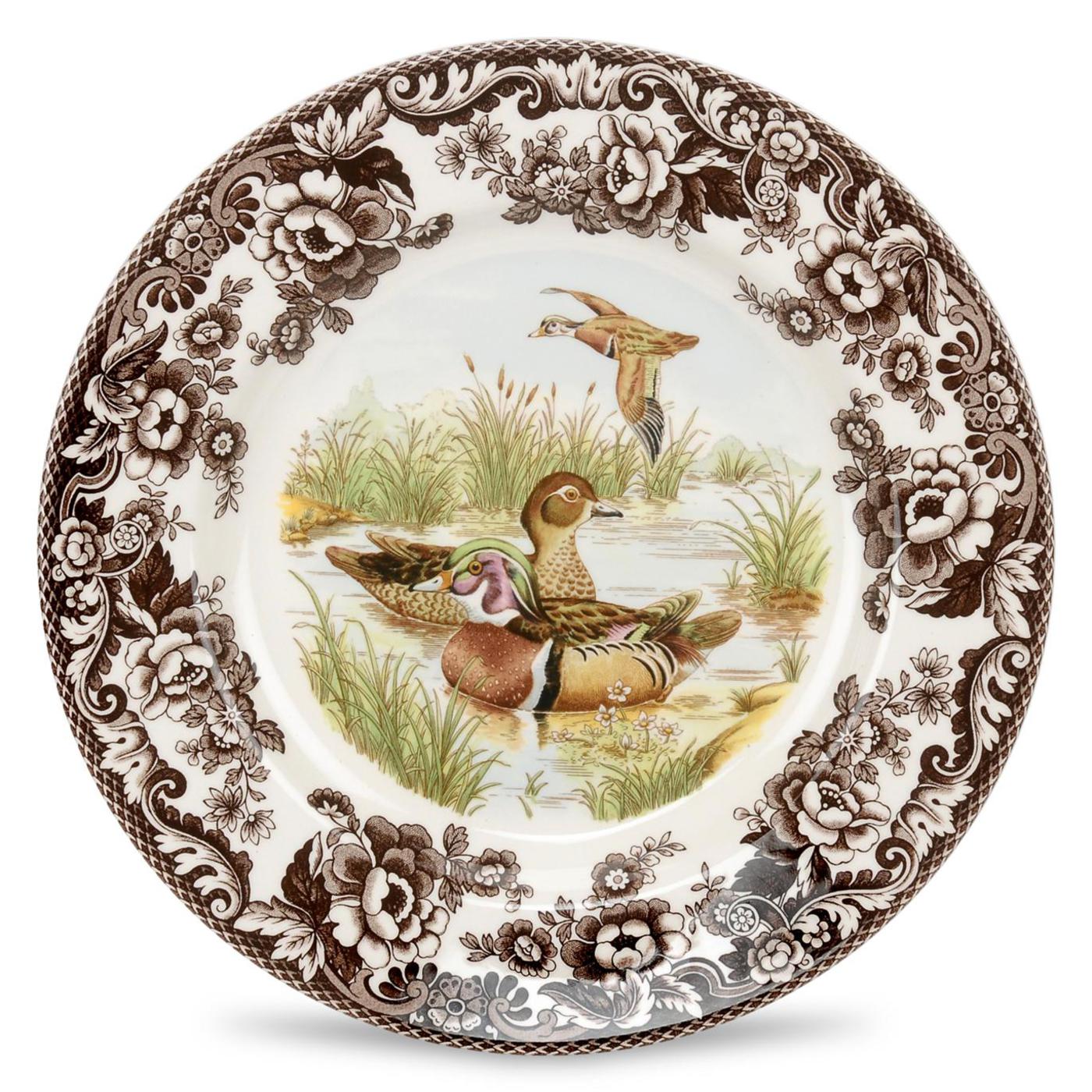 Wood Duck Woodland Salad Plate