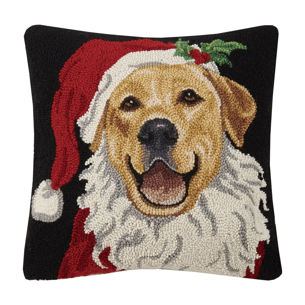 Golden Retriever Christmas Pillow