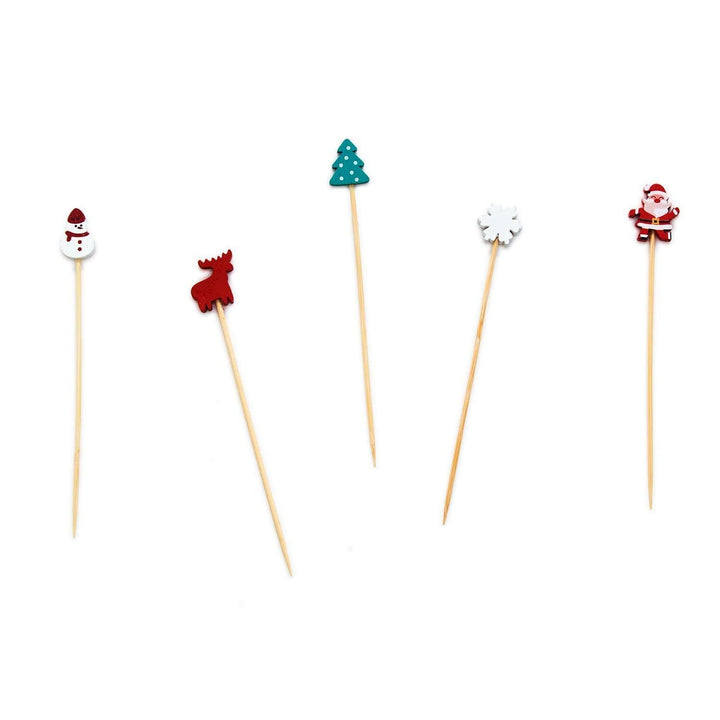 Snowman Cocktail Picks