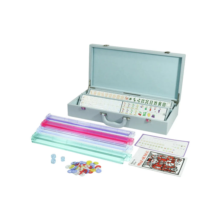 Blue Mahjong Set