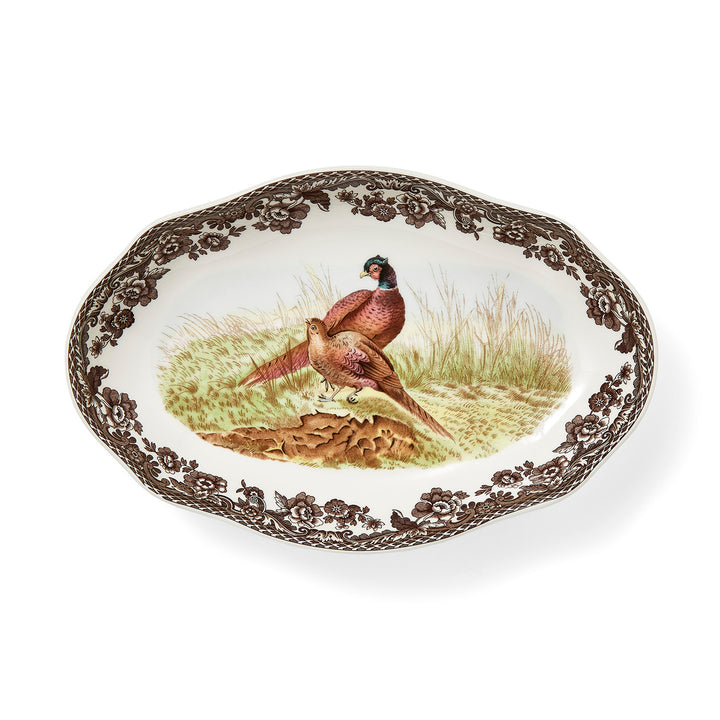 Pheasant Motif Woodland Pickle Dish