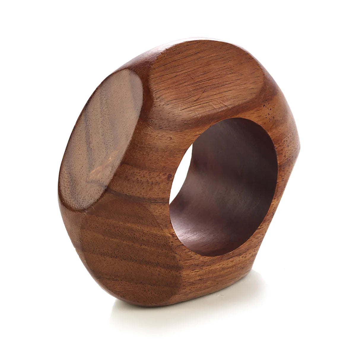 Alexis Teak Napkin Rings