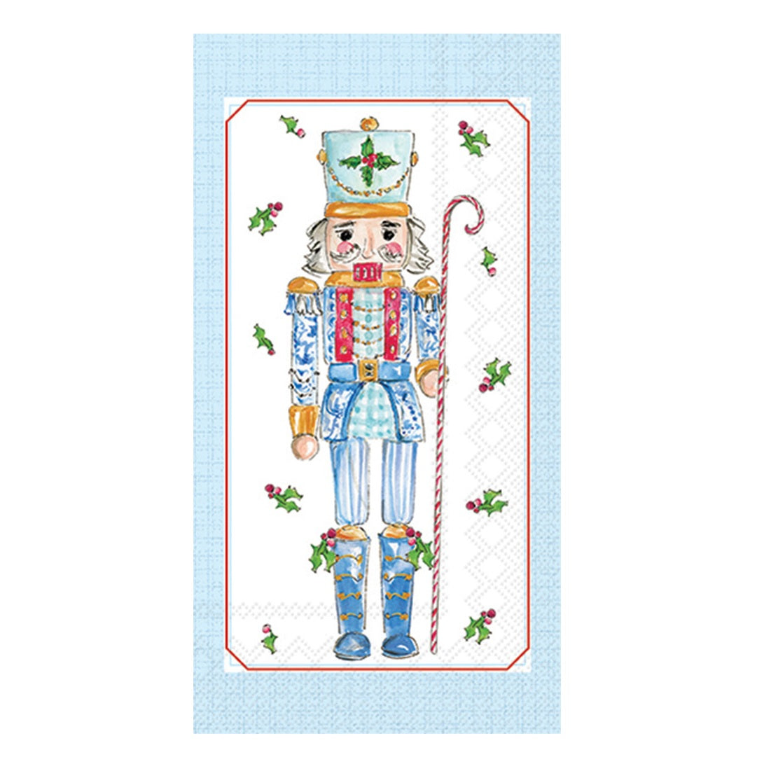 Blue Nutcracker Guest Paper Napkins
