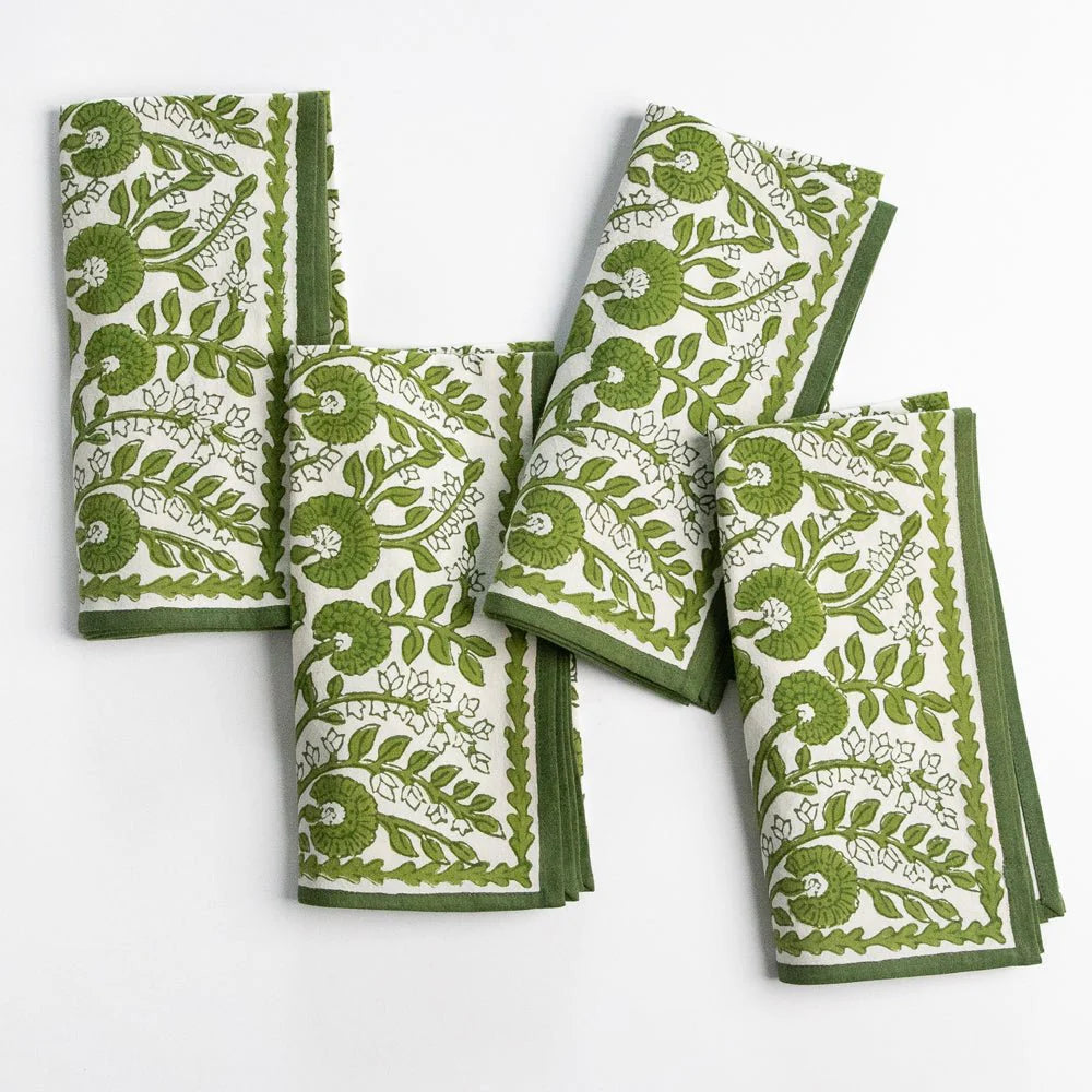 Cactus Flower Lettuce Napkins