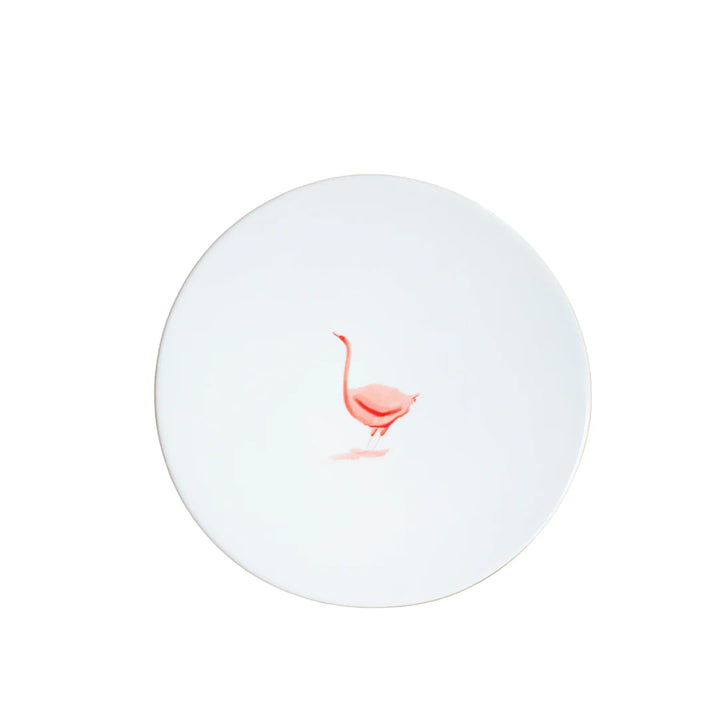 Coral Goose Polly Dessert Plate