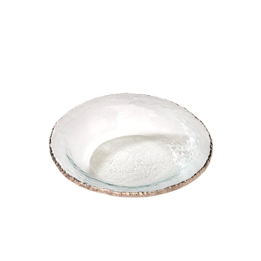 Gold Edgey Soup Bowl