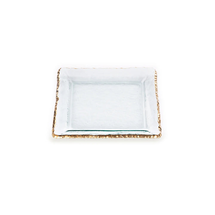 Gold Edgey Square Platter