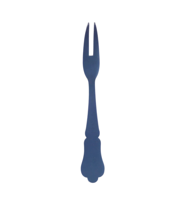 Steel Blue Cocktail Fork