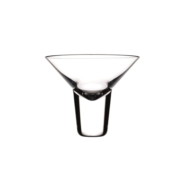 Set of 2 Crystal Gravity Martini Glasses
