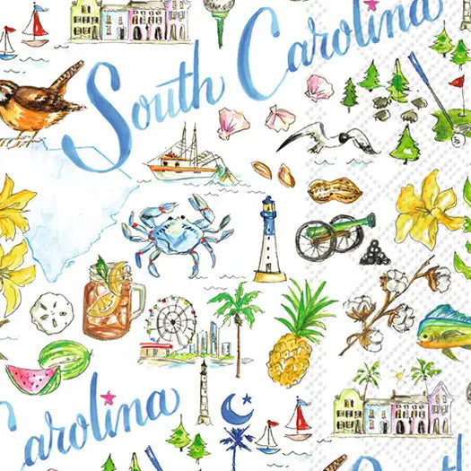 South Carolina Paper Guest Napkins