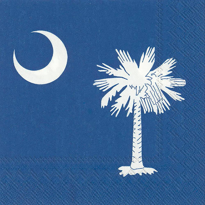 South Carolina Flag Paper Cocktail Napkins