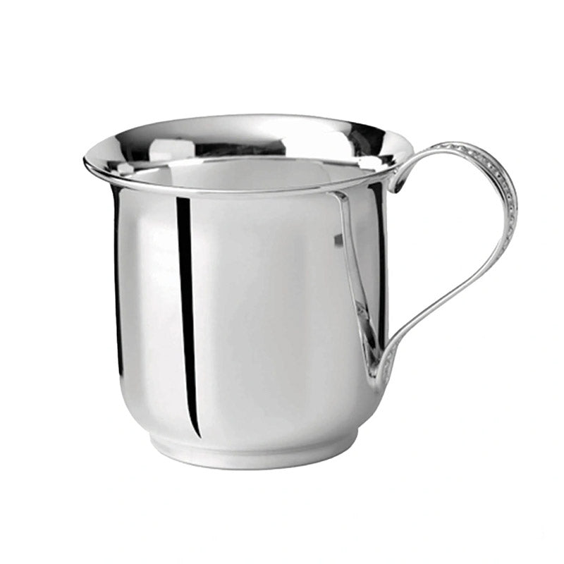 Sterling Beaded Handle Baby Cup