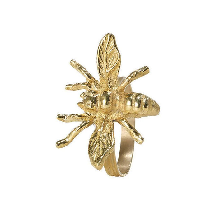 Bee Gold Napkin Rings