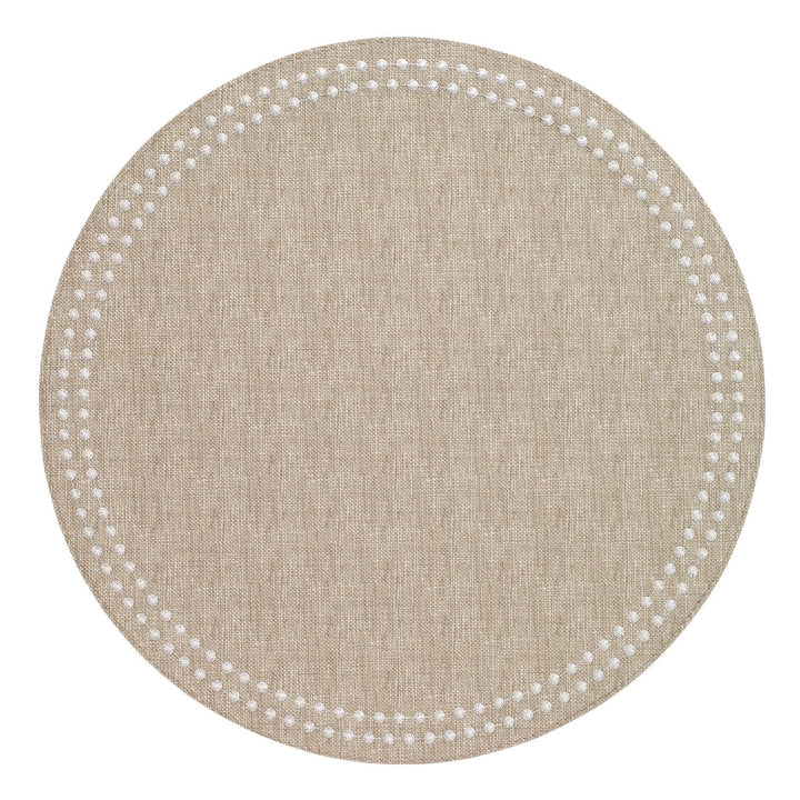 Pearls Beige White Placemats