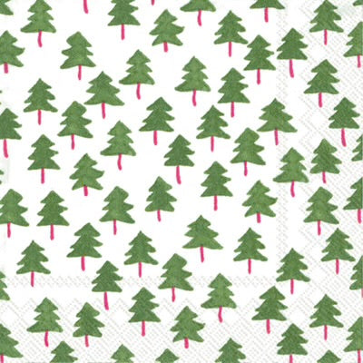 Christmas Tree Paper Cocktail Napkins