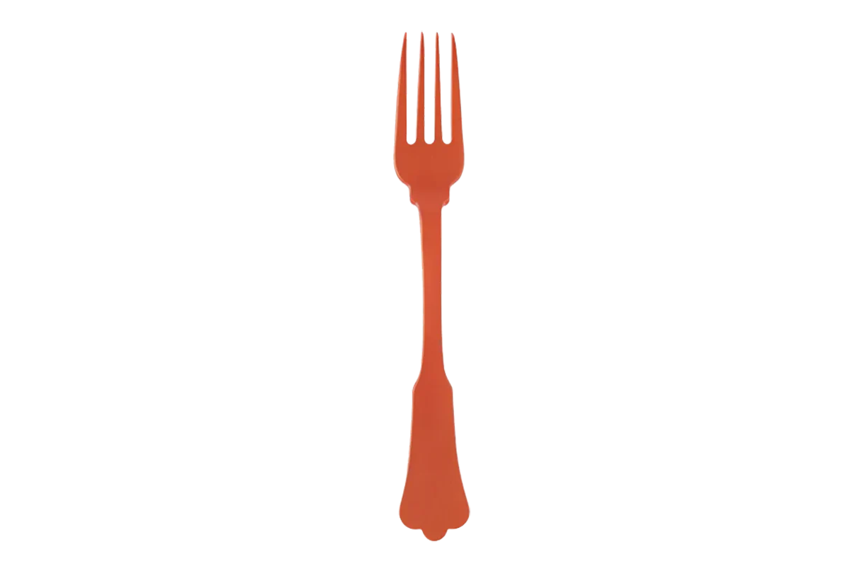 Orange Small Fork