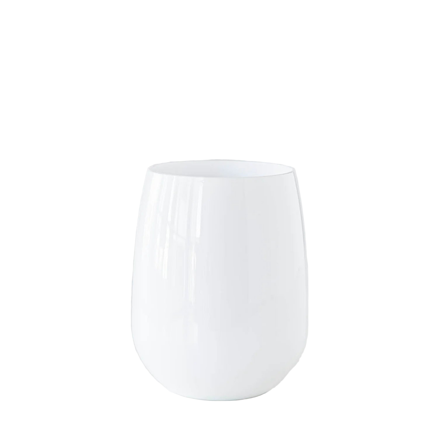 White Stemless Wine Tumbler