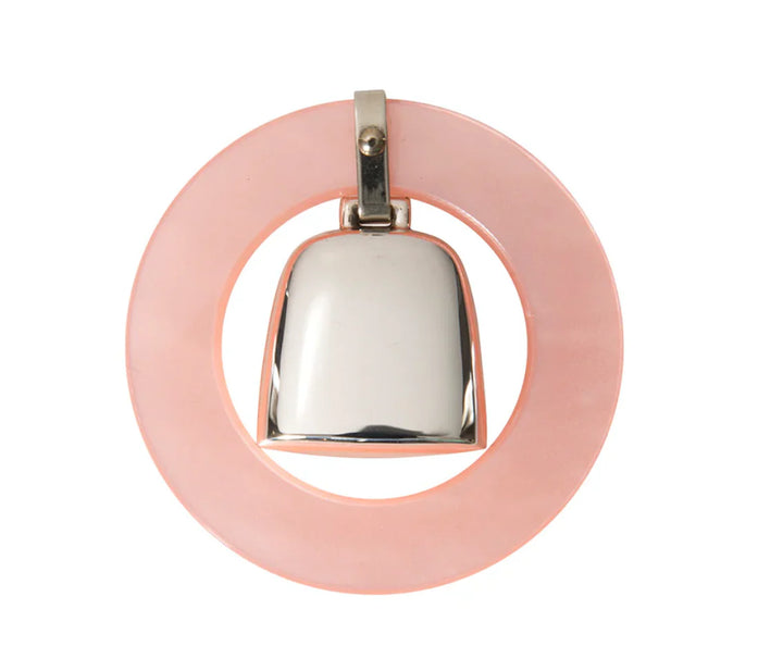 Pink Sterling Teething Ring