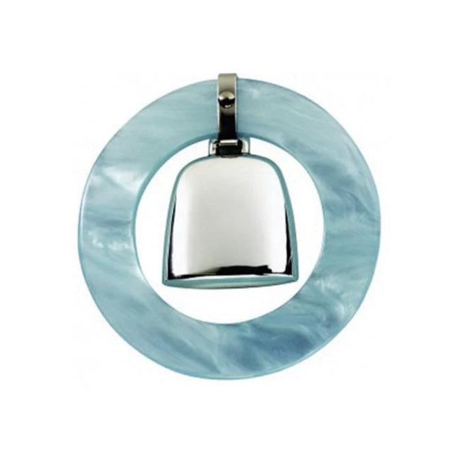 Blue Sterling Teething Ring