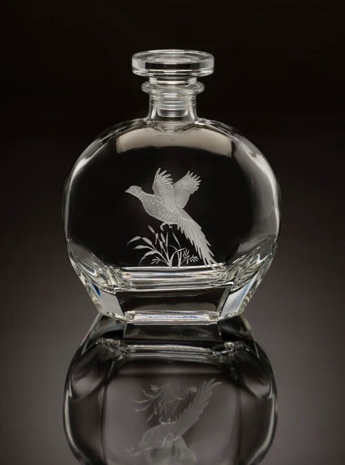 Pheasant Round Decanter