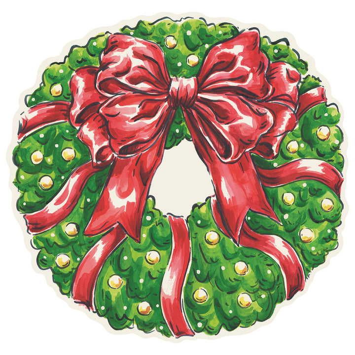 Wreath Paper Placemats