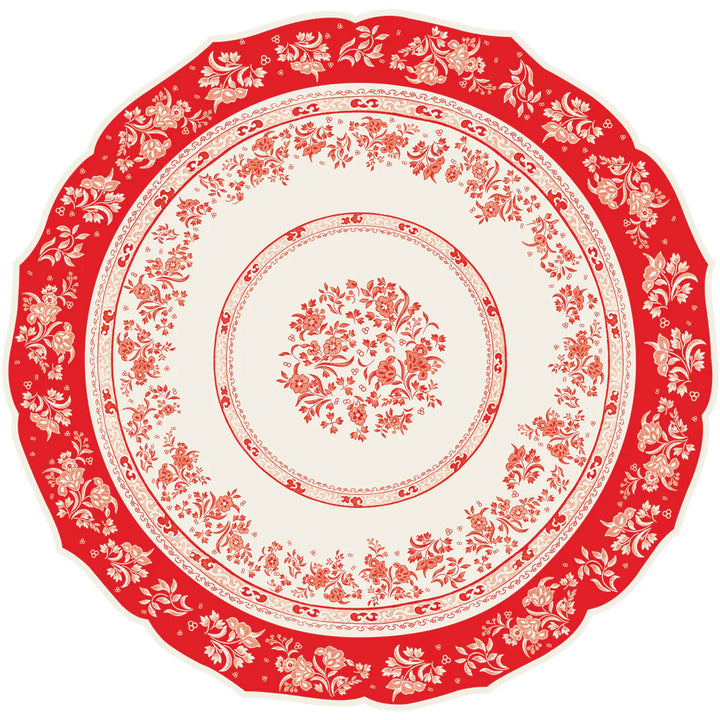 Red Regal Paper Placemats