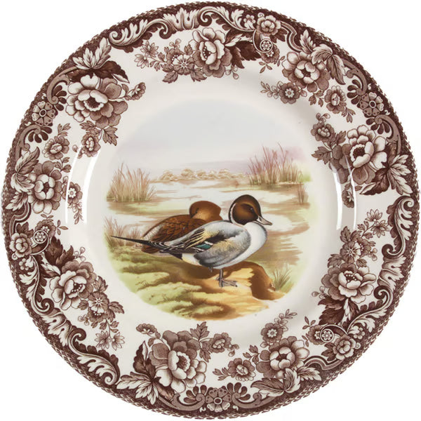 Pintail Motif Woodland Dinner Plate