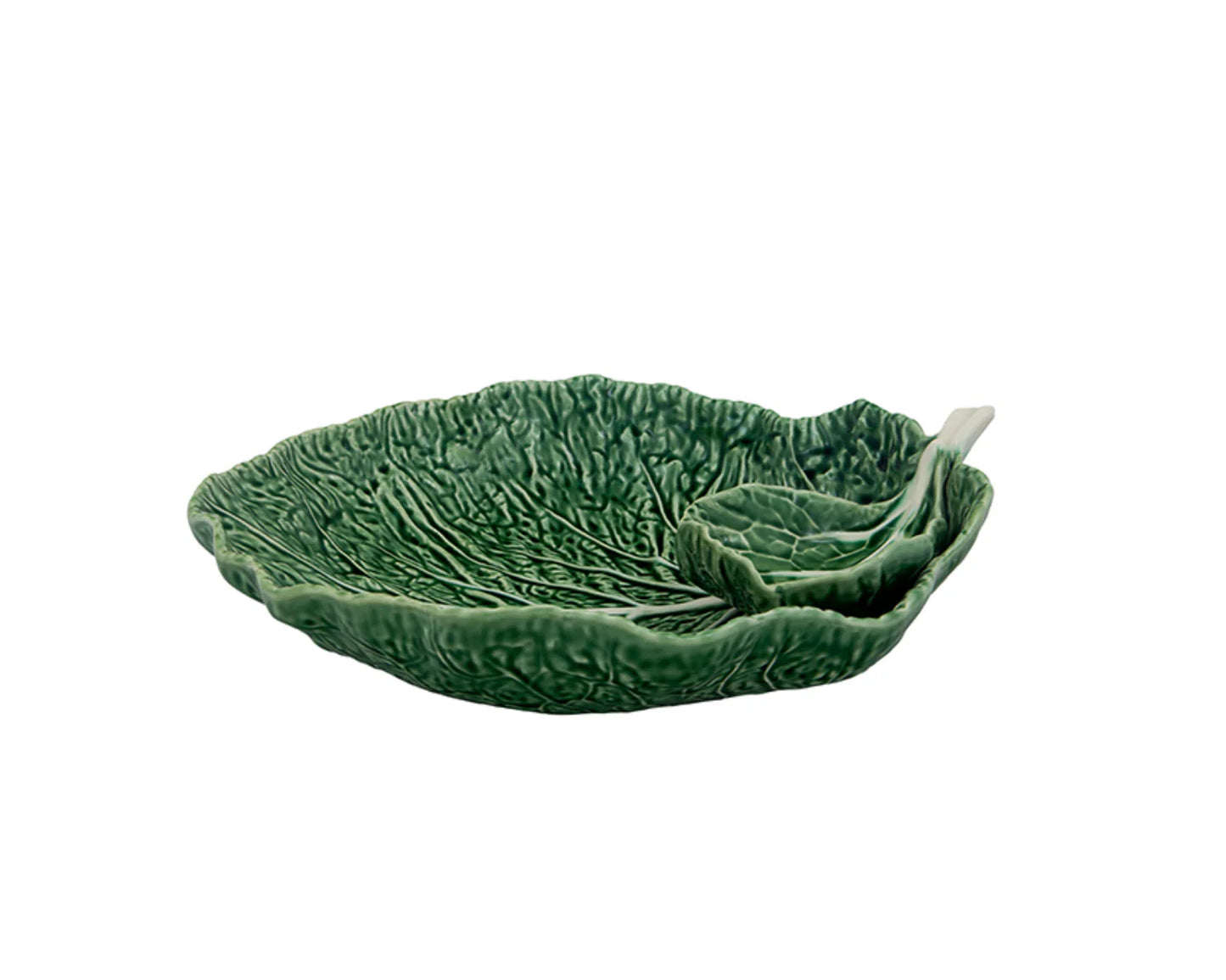 Cabbage Leaf with Large Bowl