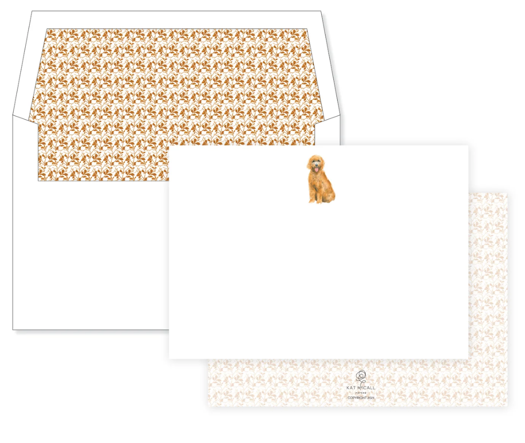 Golden Doodle Notecards