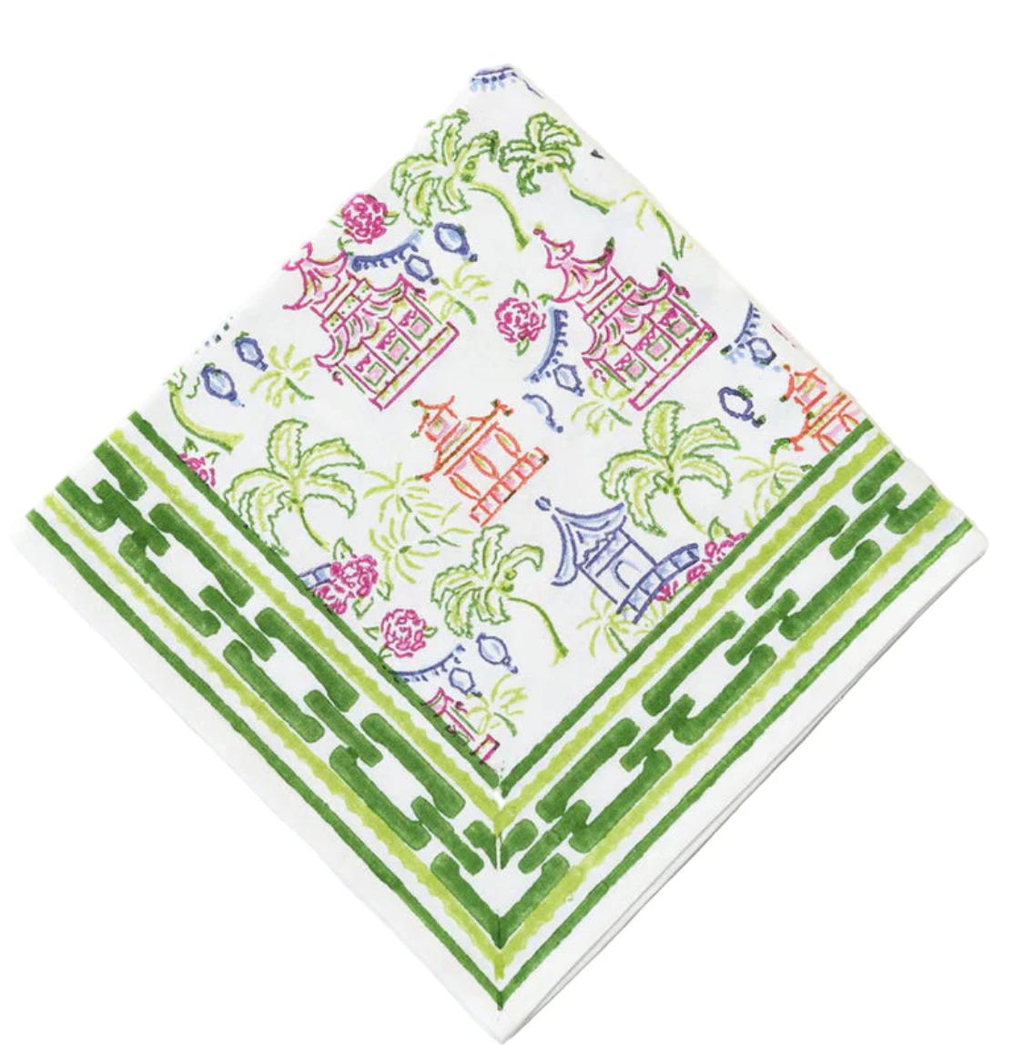 Palms and Pagodas Table Runner