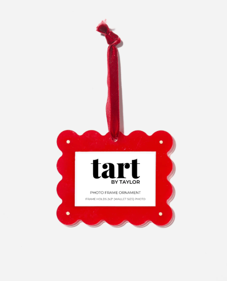 Red Acrylic Frame Ornament