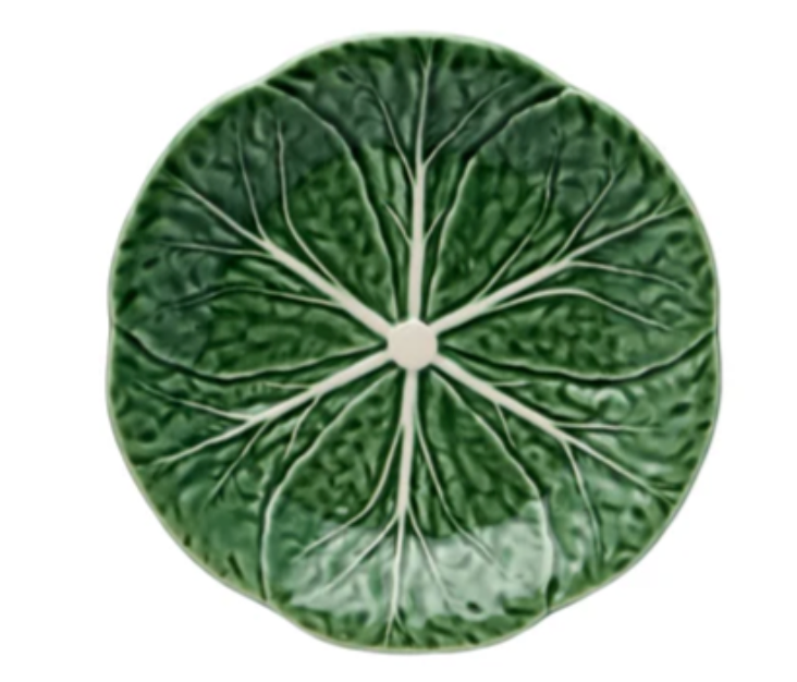 Green Cabbage Fruit/Salad Plate