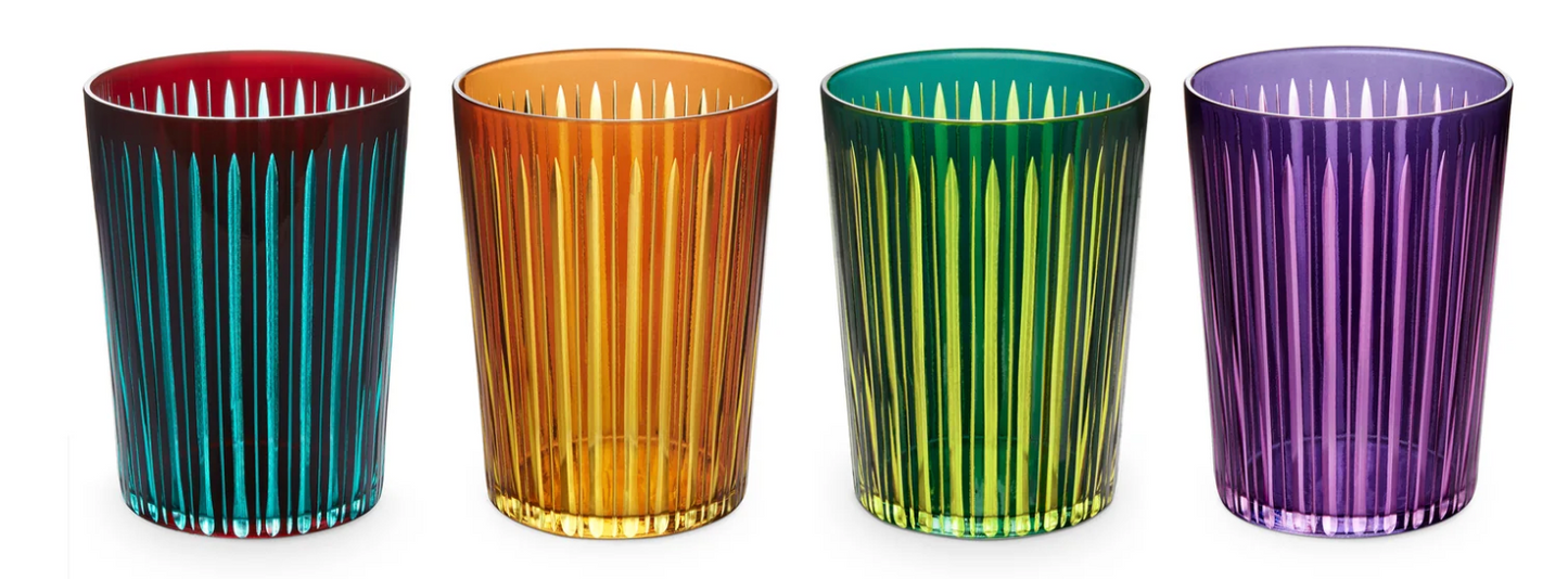 Assorted Prism Highball Set of Four