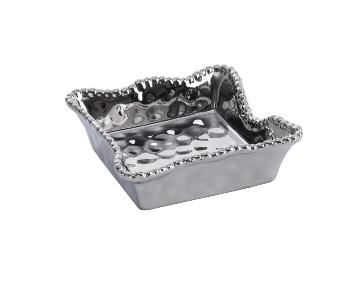 Silver Cocktail Napkin Holder