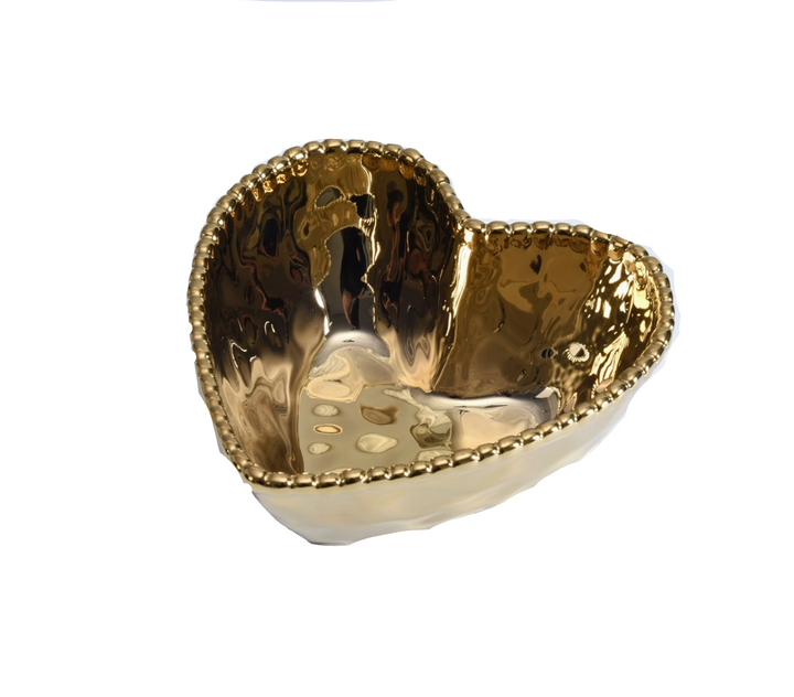 Gold Heart Bowl