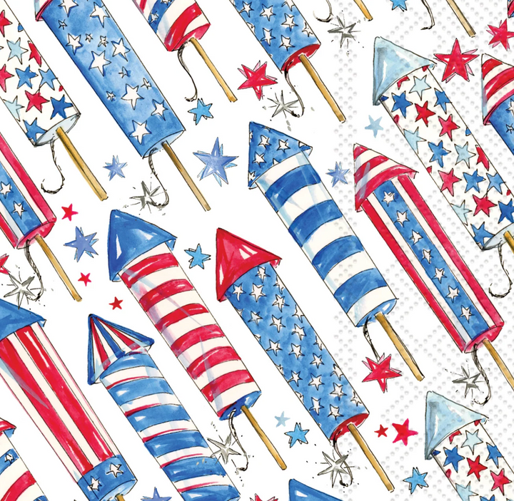 Rocket Paper Cocktail Napkins