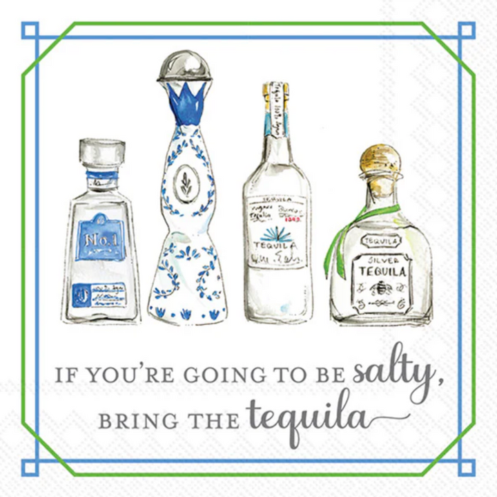 Tequila Paper Cocktail Napkin