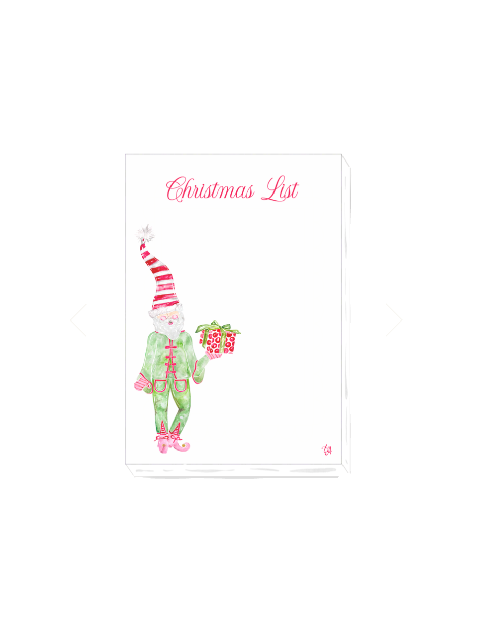 Christmas List Notepad
