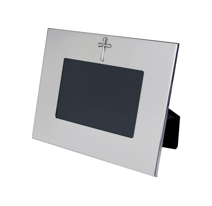 4 X 6 Pewter Cross Frame