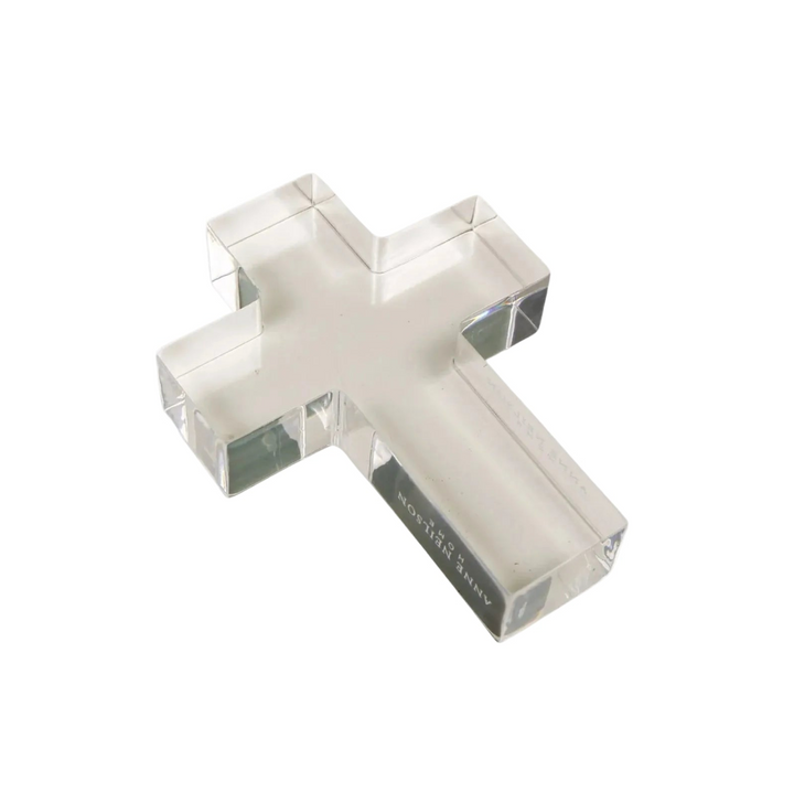 Small Cross Acrylic Weight