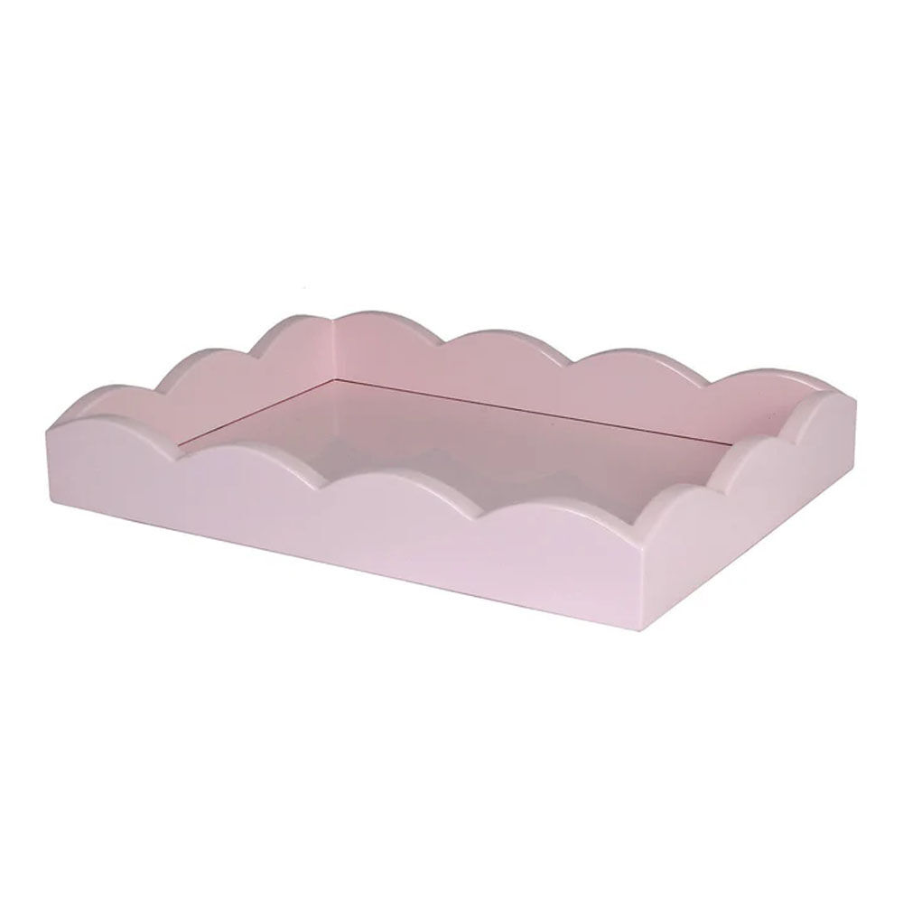 Scalloped Tray Pale Pink