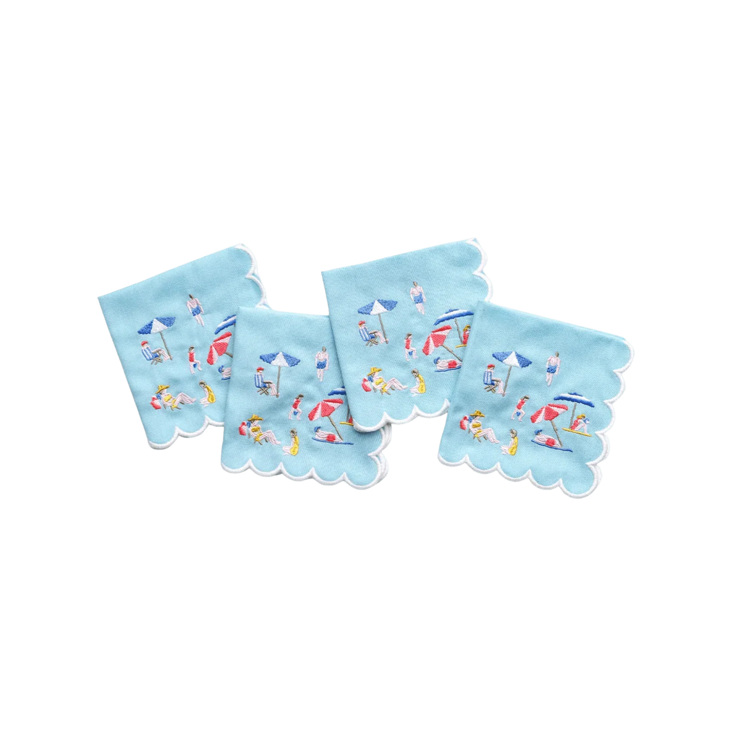 4 Beach Cocktail Napkins