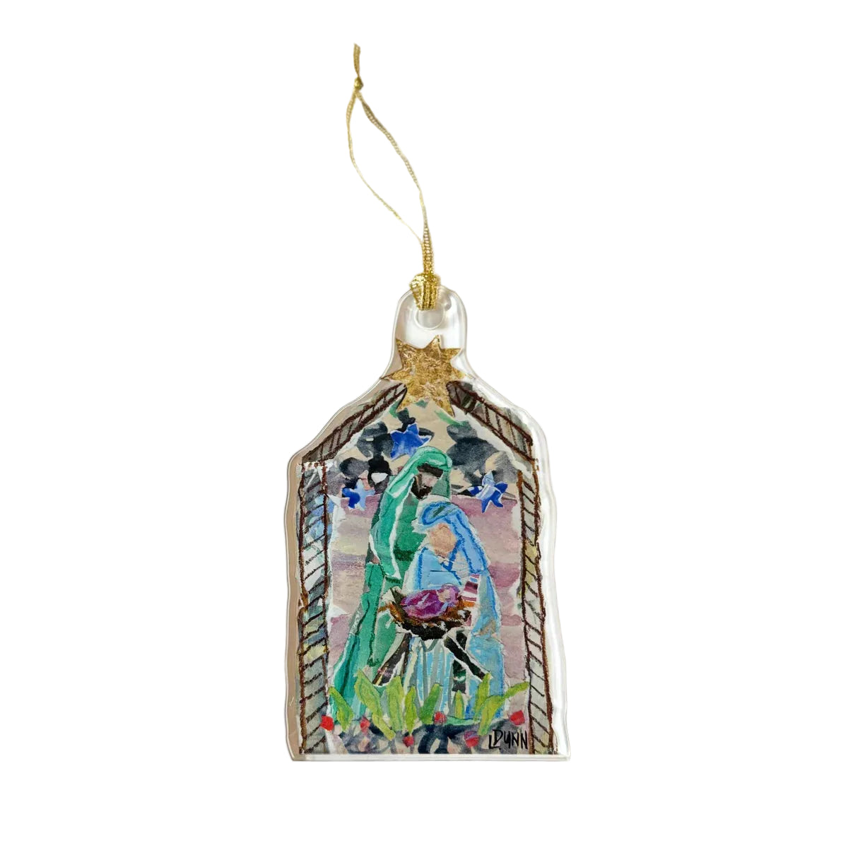 Holy Family Acrylic Ornament